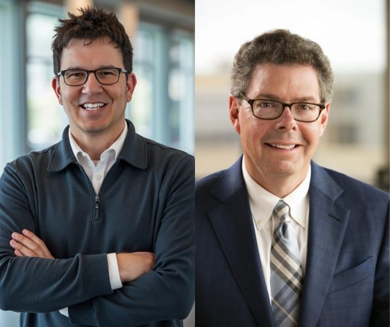 Robb Pastor, left, and David Herman